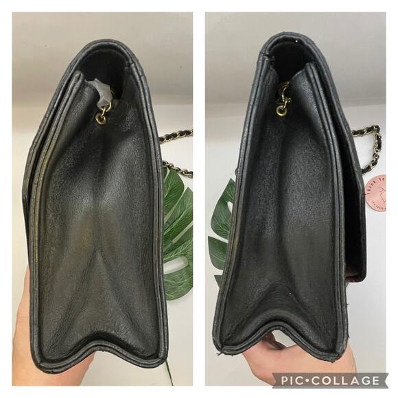 Chanel Vintage Black Quilted Lambskin 19 Flap Crossbody Long Shoulder Bag - Picture 11 of 15